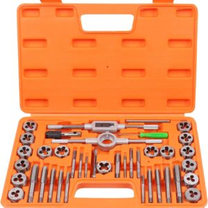 Juego de machos y terrajas de 40 piezas