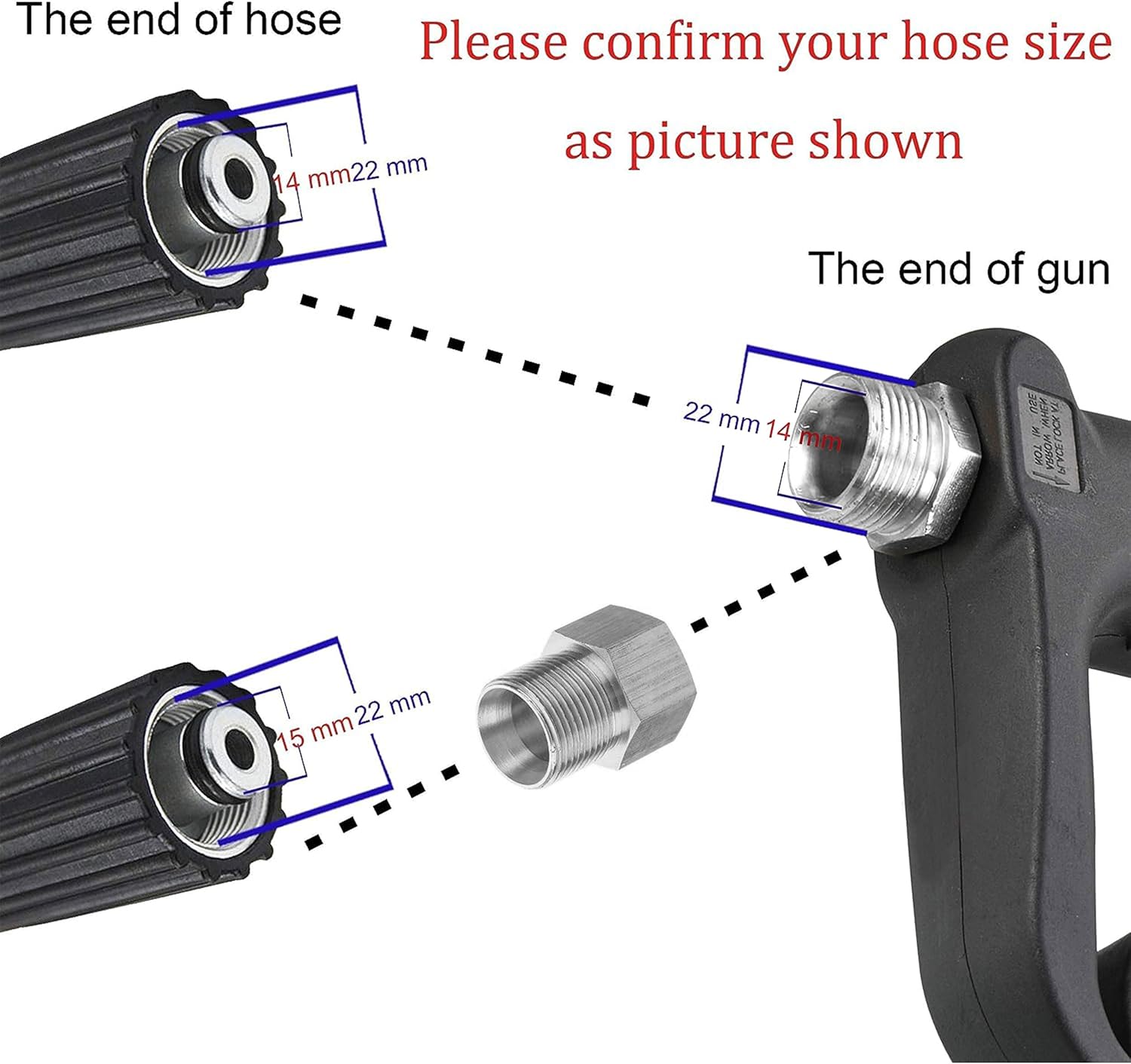 Pistola de repuesto para lavadora - Image 4