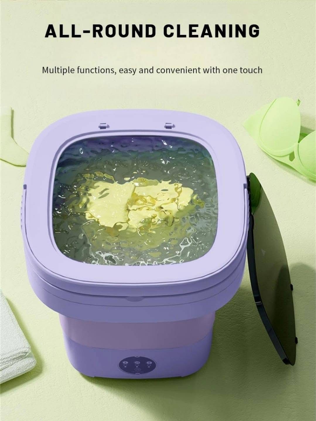 Mini lavadora portátil plegable - Image 4