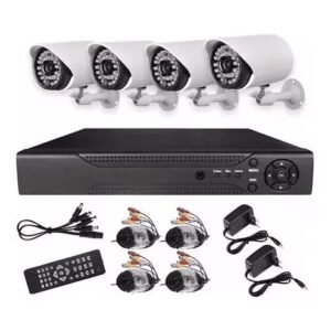 Sistema de Vigilancia CCTV 4 Cámaras: Seguridad Total 24/7