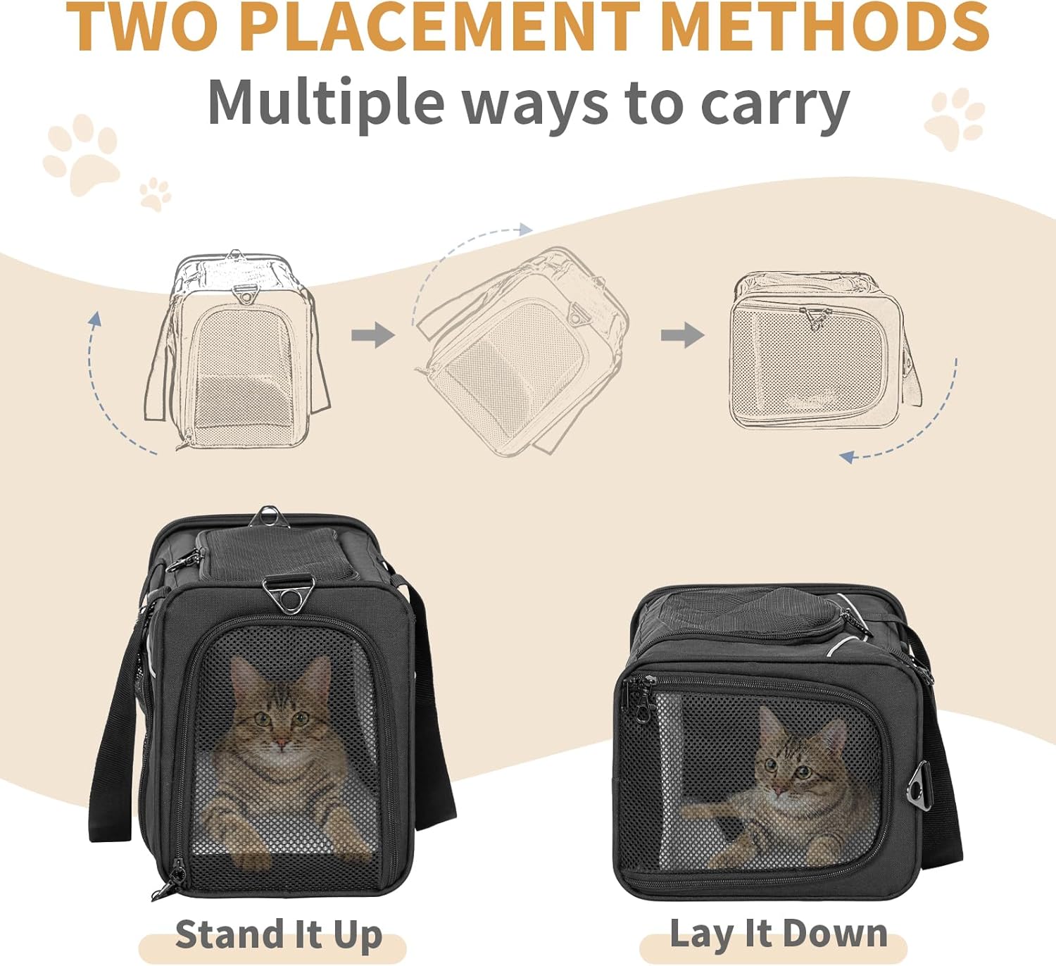 Bolsa de transporte Petsfit para perros y gatos - Image 7