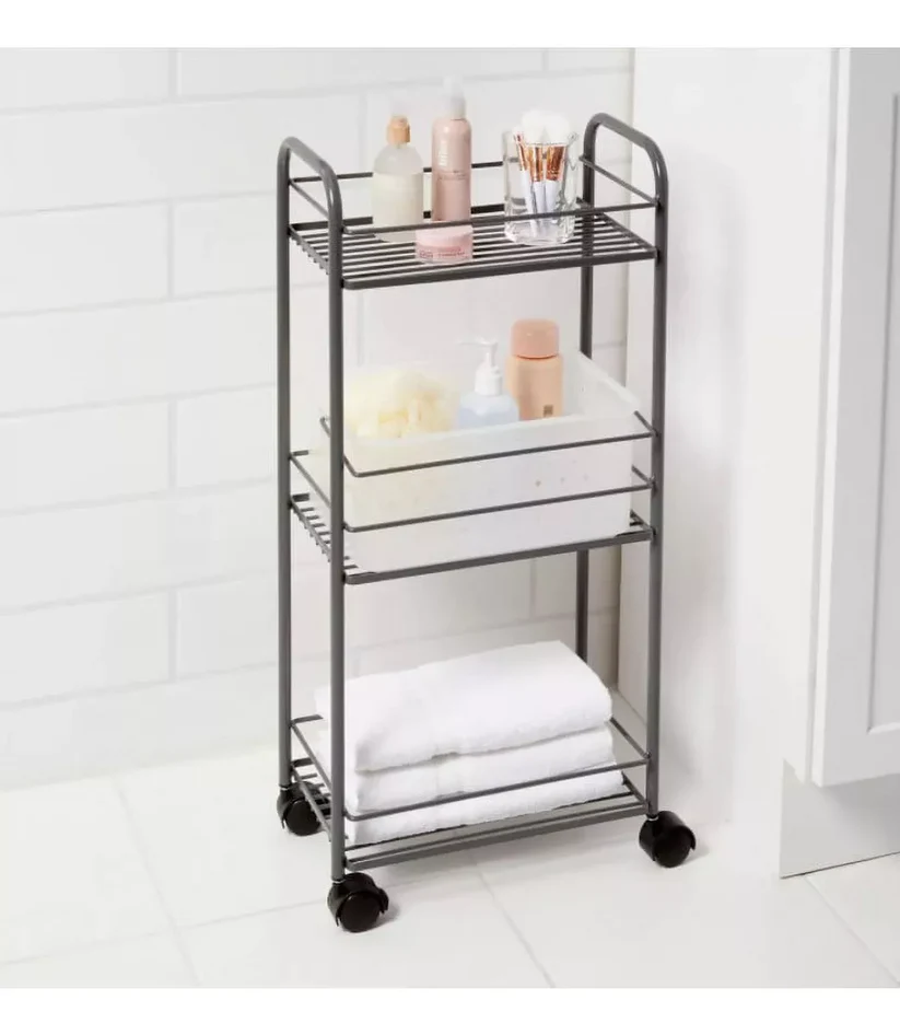 Organizador de baño con ruedas