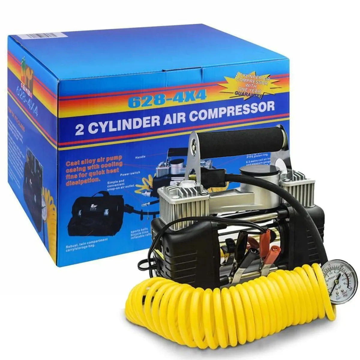 Compresor De Aire Portátil De 2 Cilindros - Image 3
