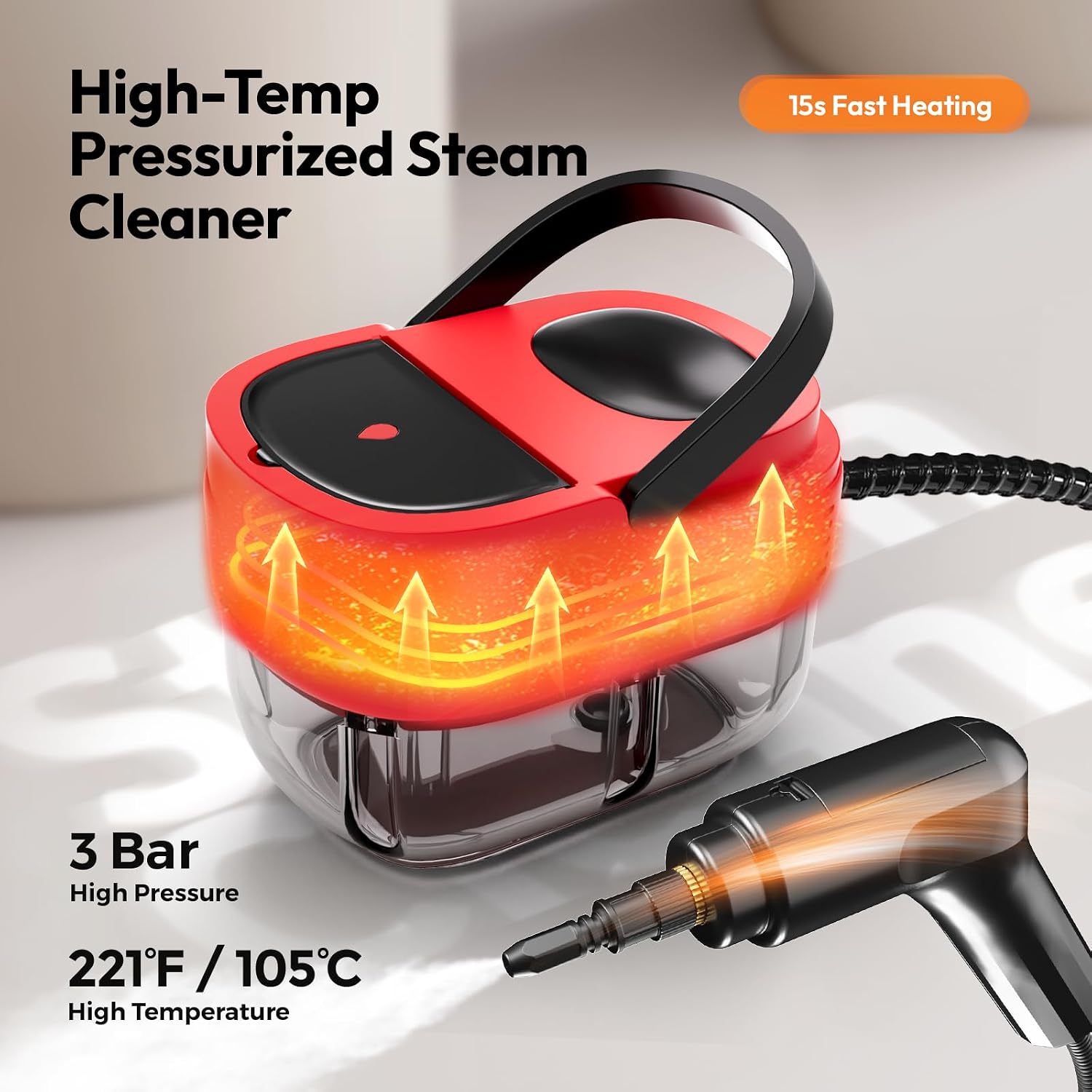 Limpiador de vapor 2500W - Image 2